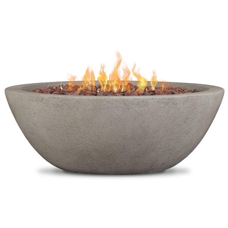 Propane Fire Bowl with Natural Gas Conversion Kit in Glacier Gray- Outdoorartpross