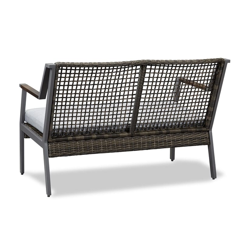 Calvin Love Seat in Gray - Outdoorartpross