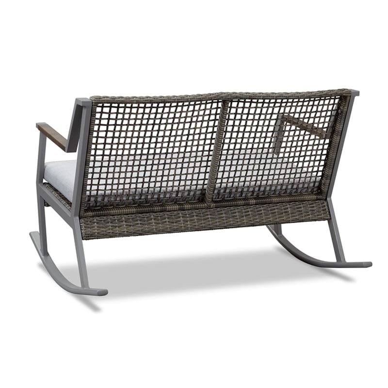 Calvin Two Seat Rocker in Gray - Outdoorartpross