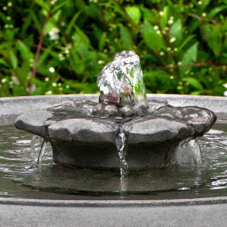 Camellia Birdbath Fountain - Outdoorartpross
