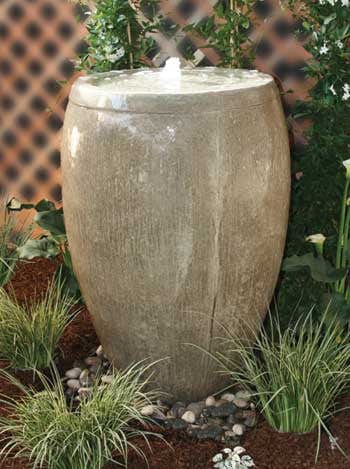 Cardiff Cast Stone Fountain with 2' Reservoir - Fountains - Outdoorartpross