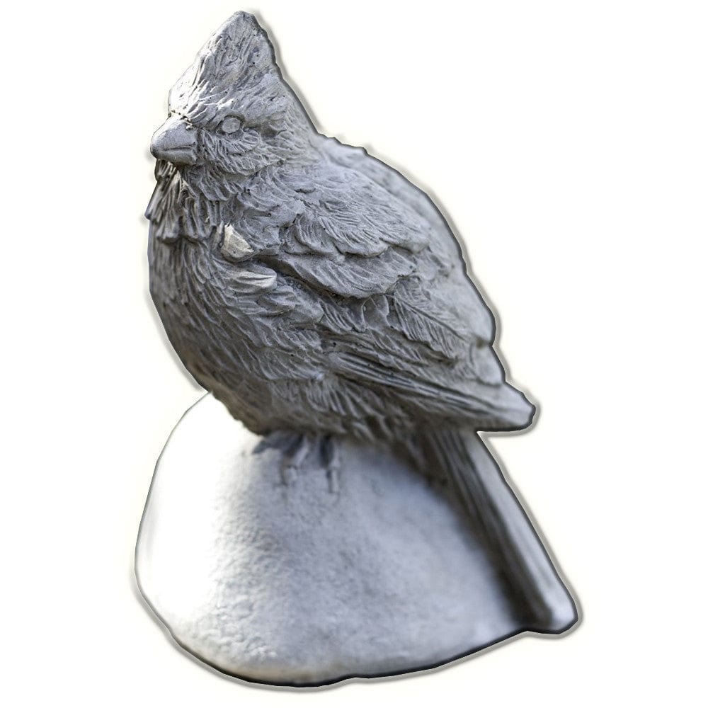 Cardinal Cast Stone Garden Statue - Outdoorartpross
