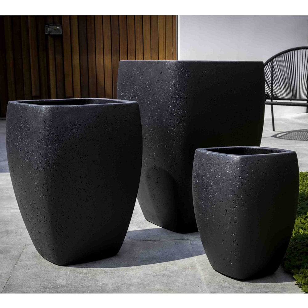 Cedros Planter - Set of 3 in Playa Noche - Outdoorartpross