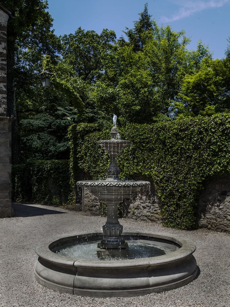 Charleston Outdoor Water Fountain in Basin - Outdoorartpross