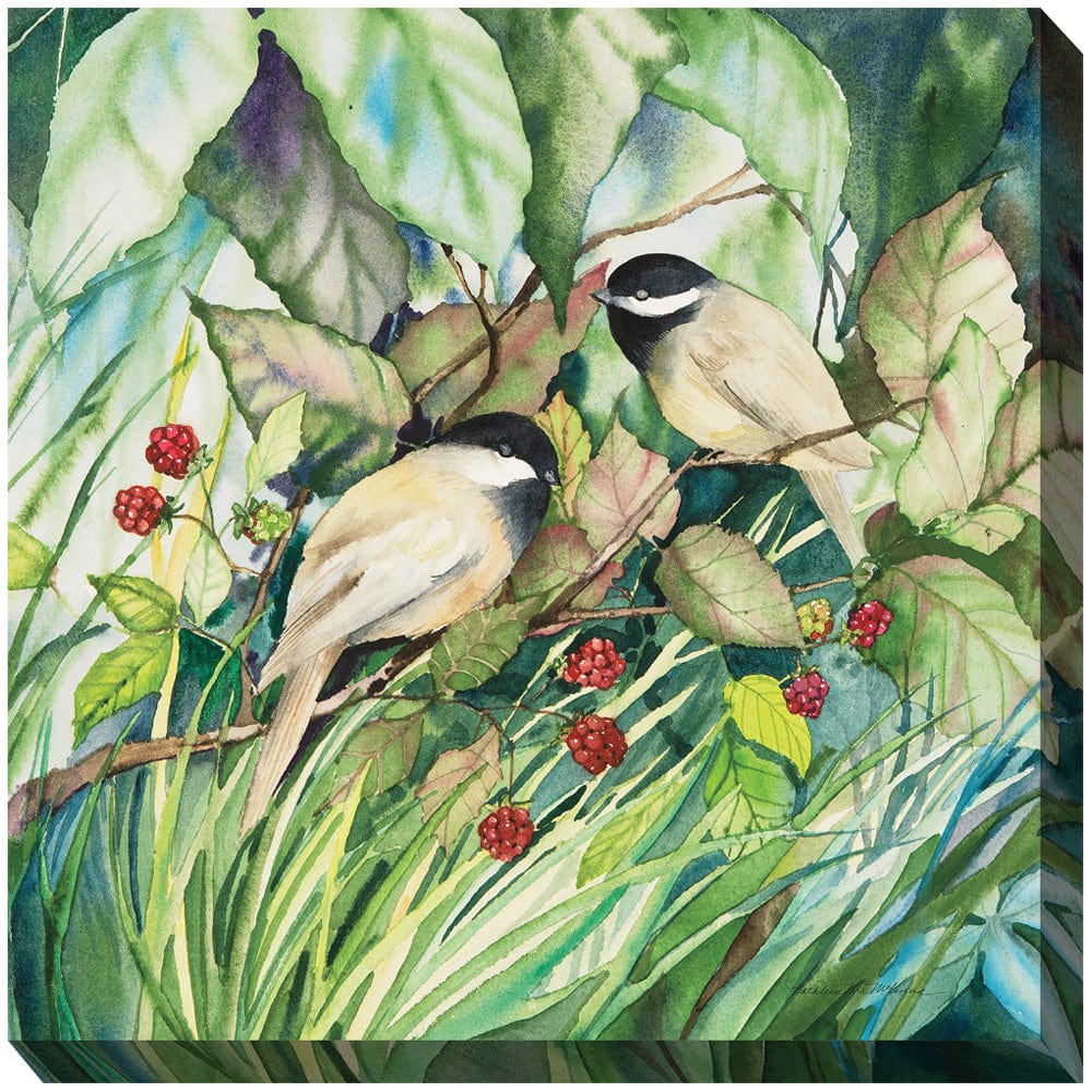Chickadees Outdoor Art  - Outdoorartpross