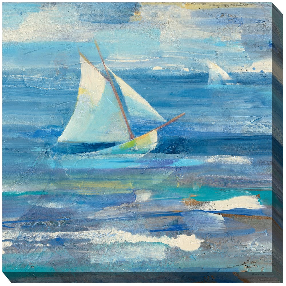 Choppy Waters Outdoor Canvas Art - Outdoorartpross
