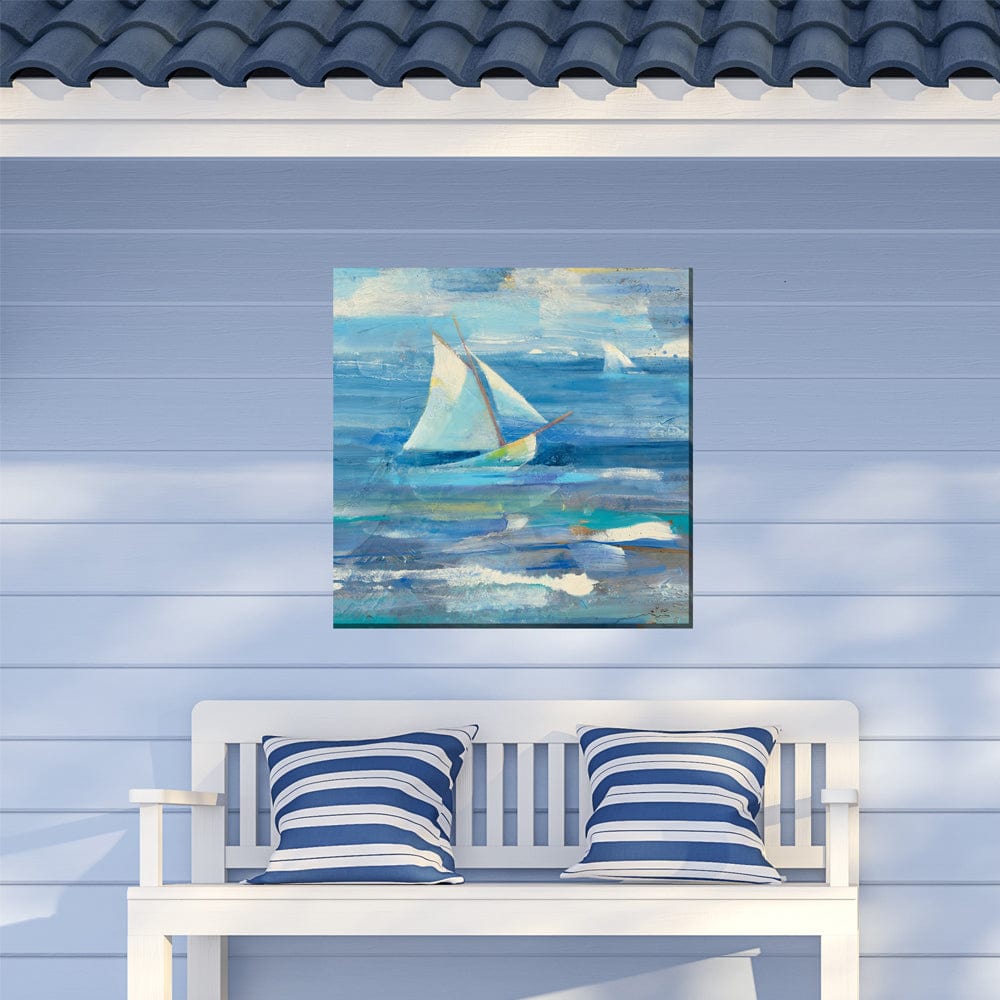 Choppy Waters Outdoor Canvas Art - Outdoorartpross