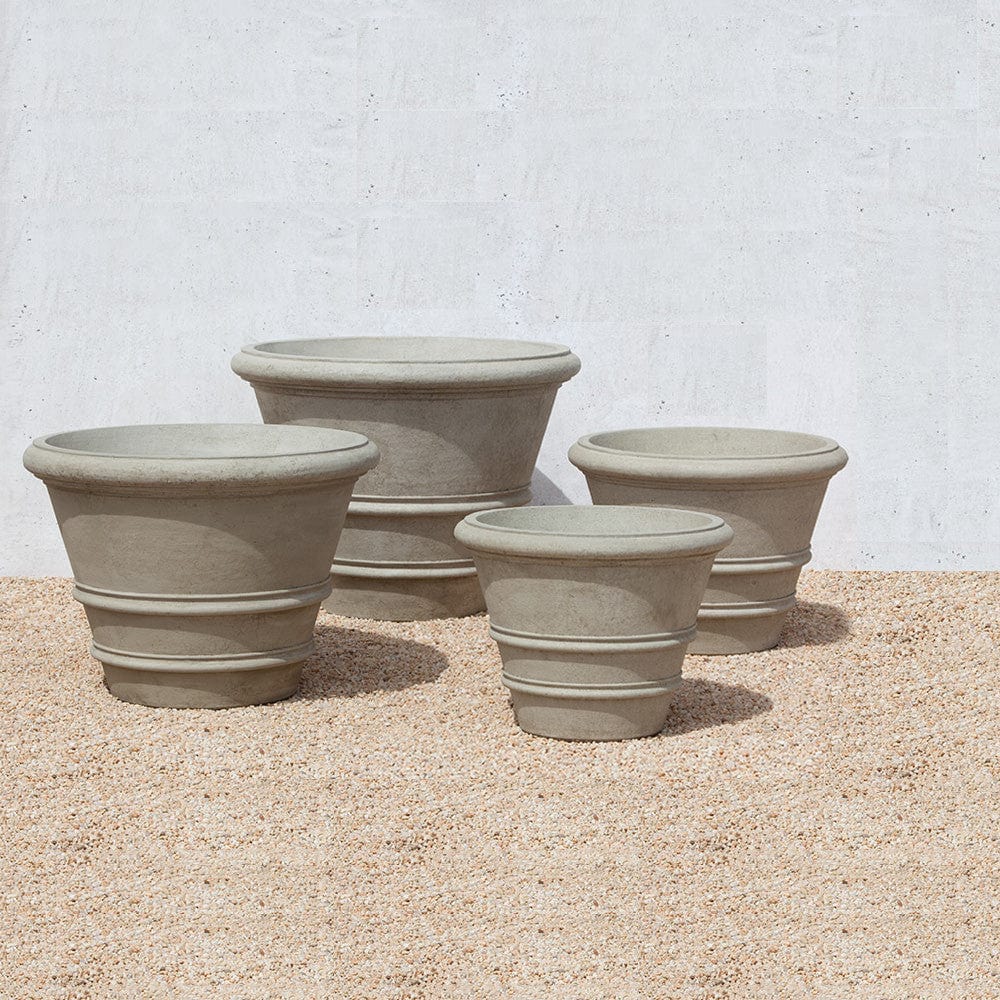 Classic Rolled Rim Garden Planter - Planters - Outdoorartpross