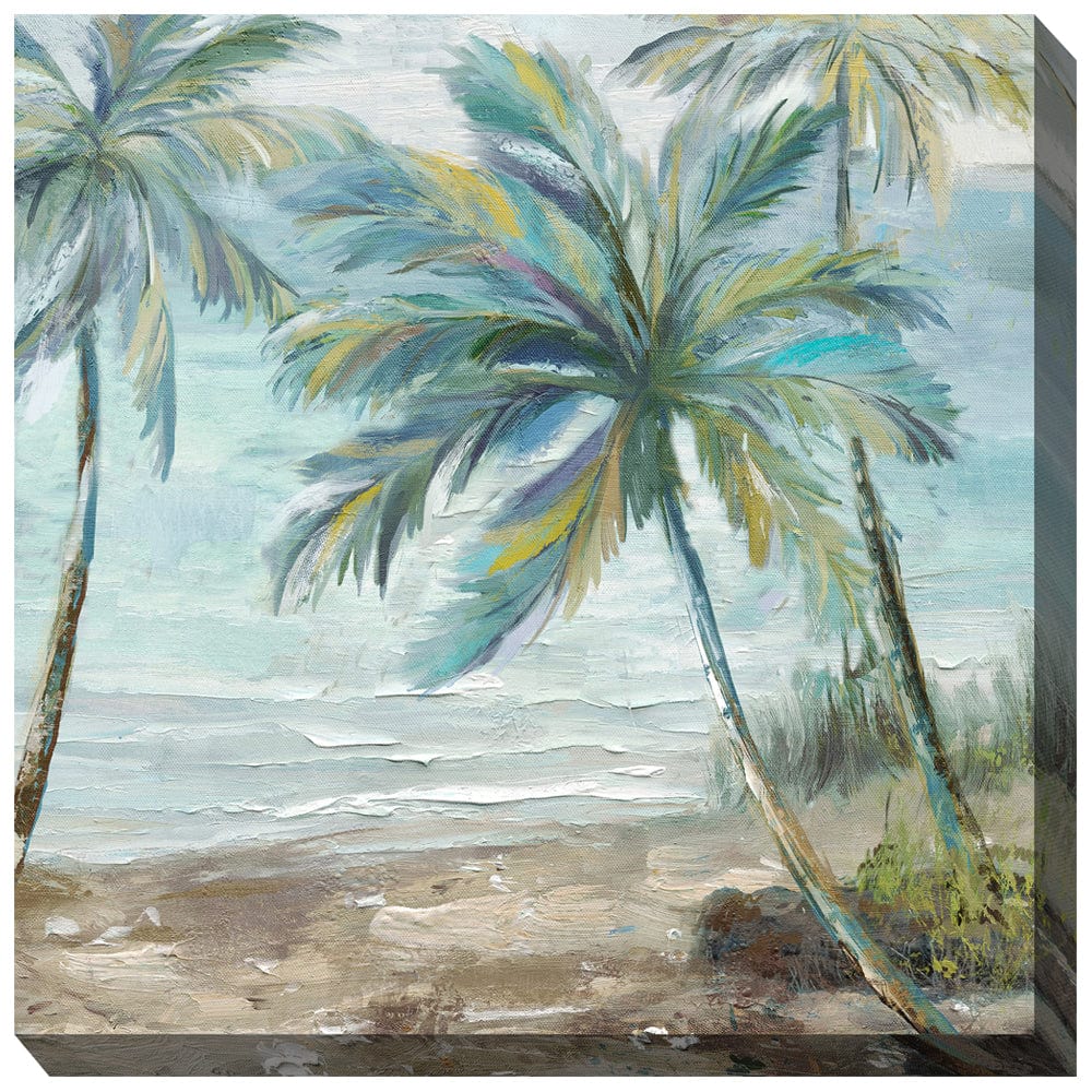 Coastal Palm 2 Outdoor Canvas Art - Outdoorartpross