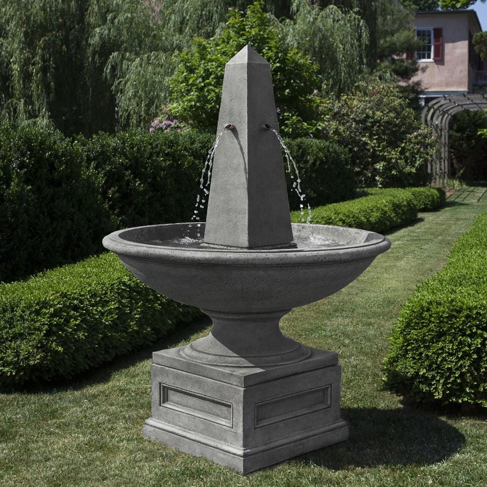 Condotti Obelisk Outdoor Fountain - Outdoorartpross