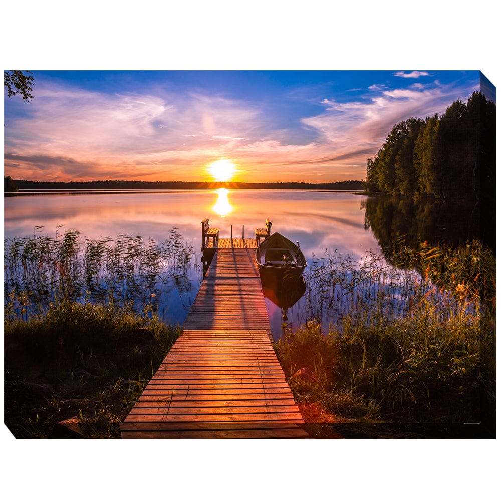 Cool Dawn Outdoor Canvas Art - Outdoorartpross