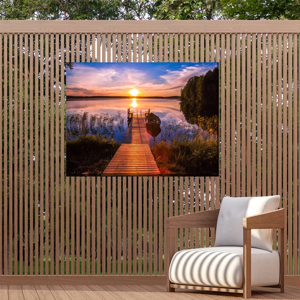 Cool Dawn Outdoor Canvas Art - Outdoorartpross