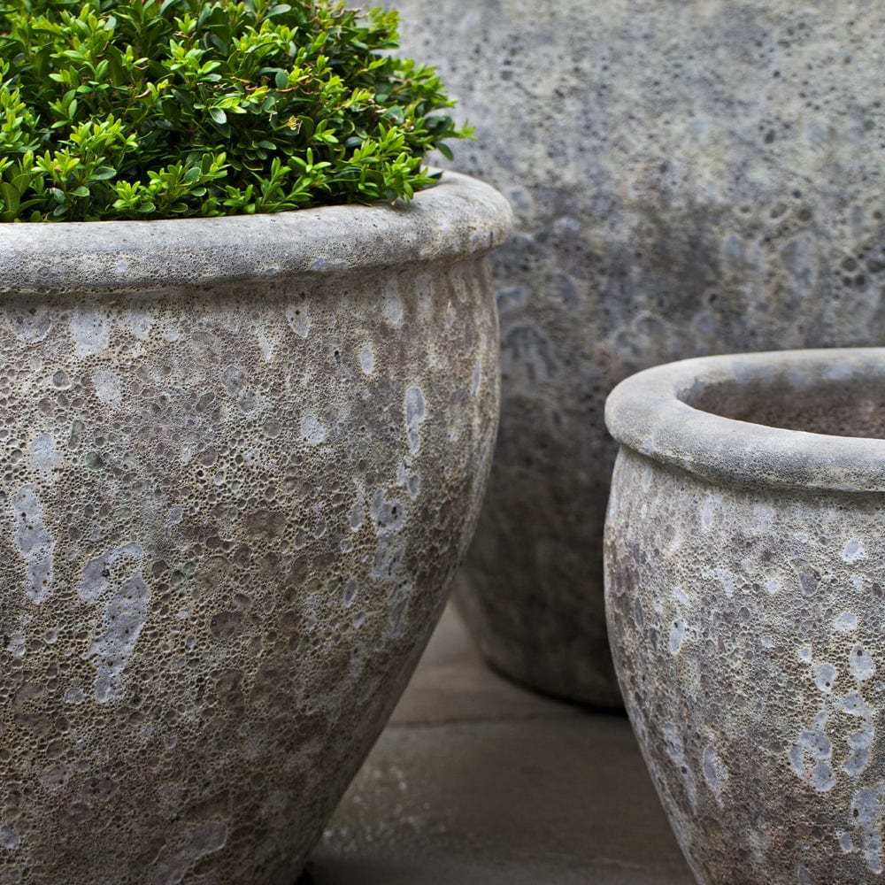 Corfu Planter Set of 3 in Angkor Grey - Outdoorartpross