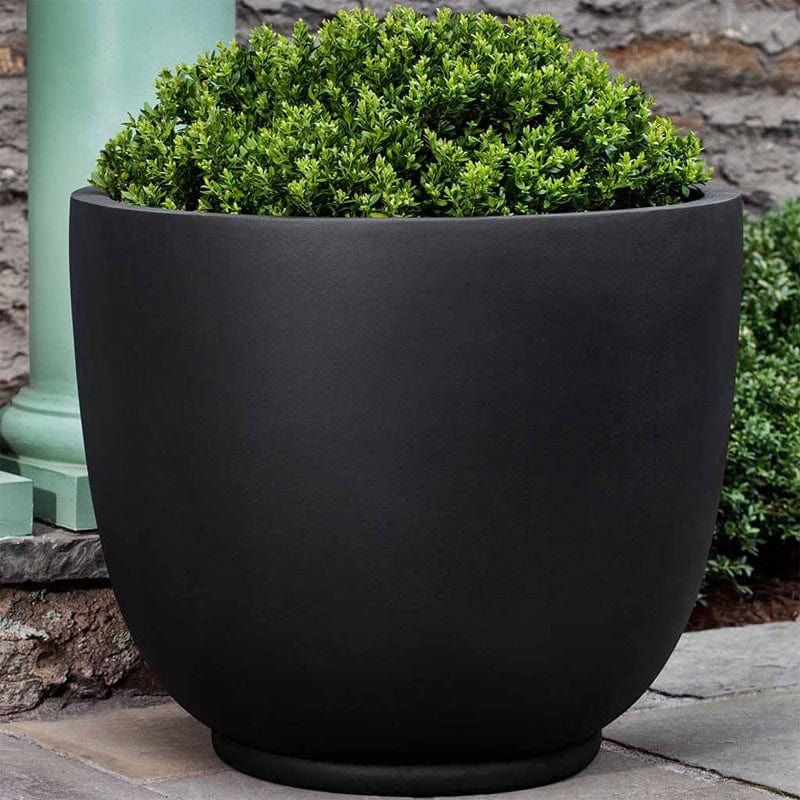 Danilo Planter Onyx Black Lite - Outdoorartpross