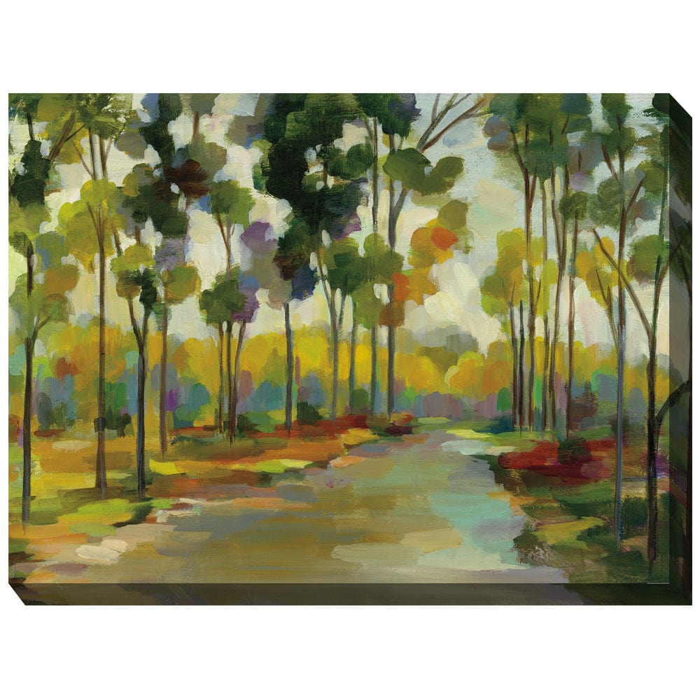 Distant Forest Outdoor Canvas Art - Outdoorartpross
