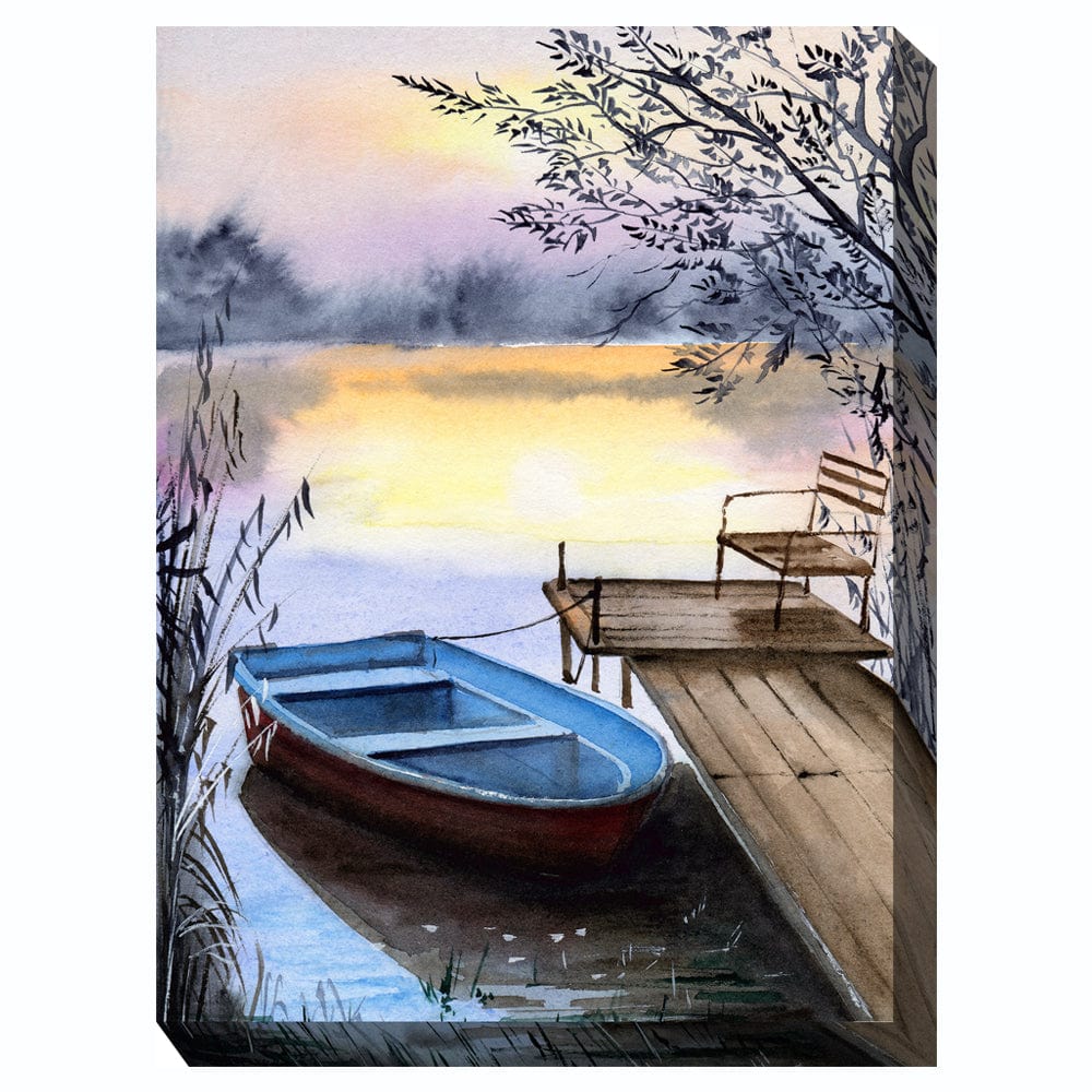 Done for the Day Outdoor Canvas Art - Outdoorartpross