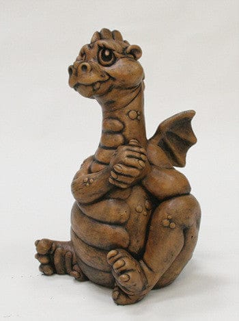 Dragonling Cast Stone Garden Statue - Statuary - Outdoorartpross
