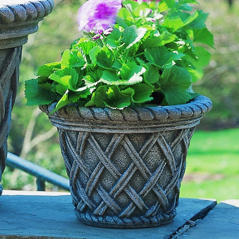 English Weave Garden Planter - Small - Planters - Outdoorartpross