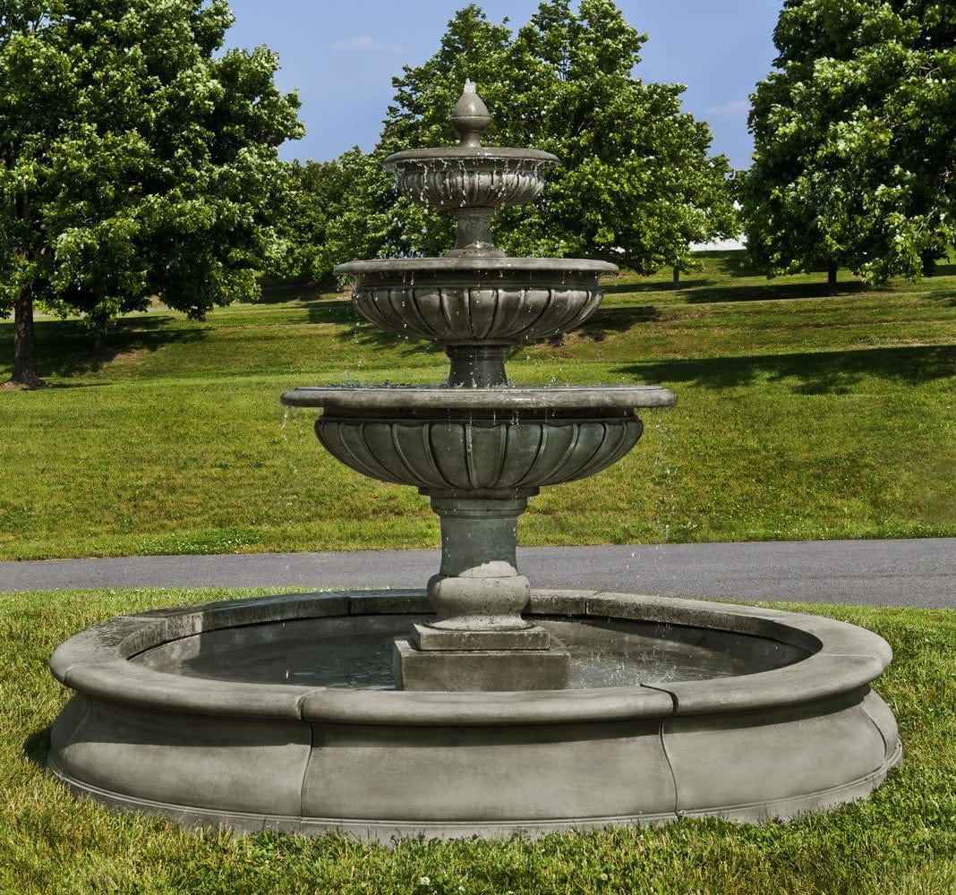 Estate Longvue Outdoor Water Fountain - Outdoorartpross