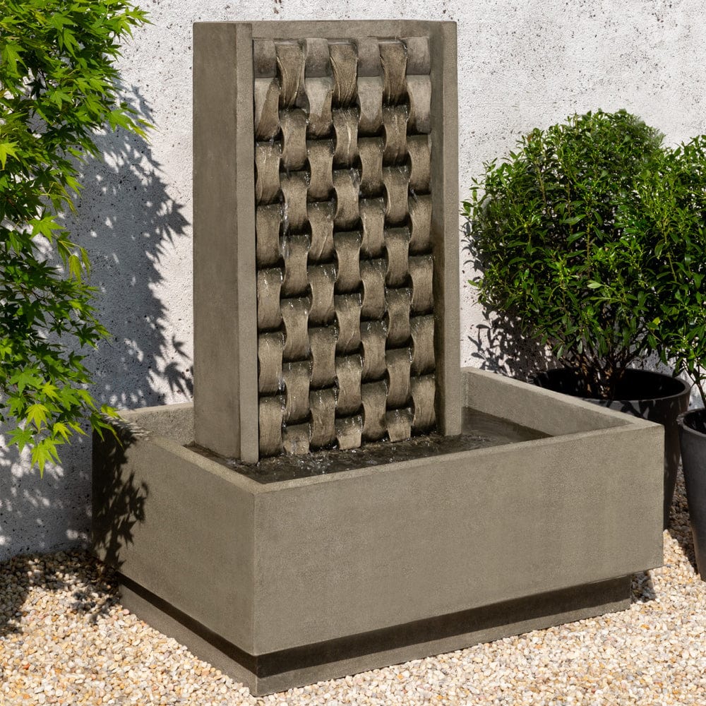 M Weave Garden Fountain - Outdoorartpross