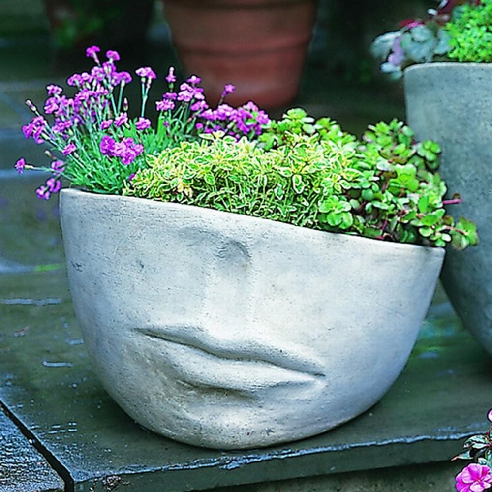 Faccia Contemporary Garden Planter Medium - Outdoorartpross