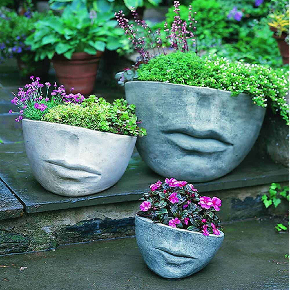 Faccia Contemporary Garden Planter - Outdoorartpross