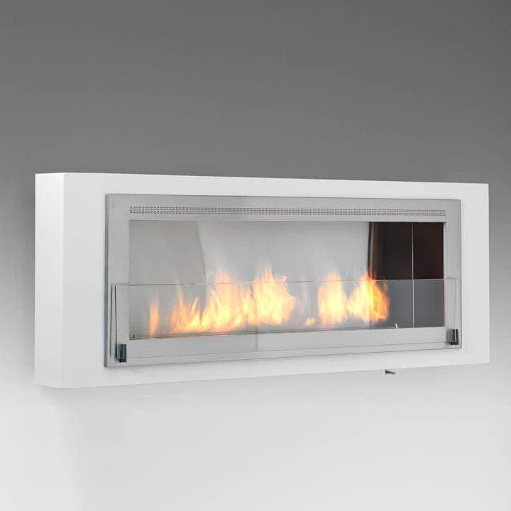 Eco-Feu Santa Cruz Gloss White Biofuel Fireplace - Outdoorartpross