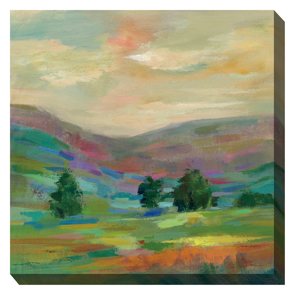Fields Afar Outdoor Canvas Art - Outdoorartpross