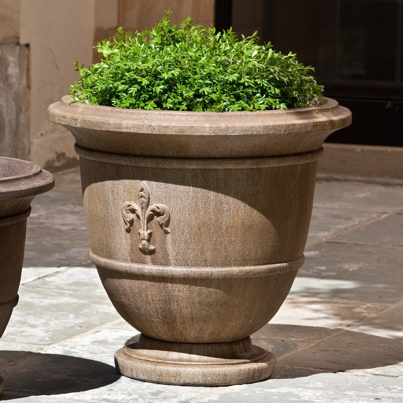 Fleur de Lis Urn Large Garden Planter- Outdoorartpross