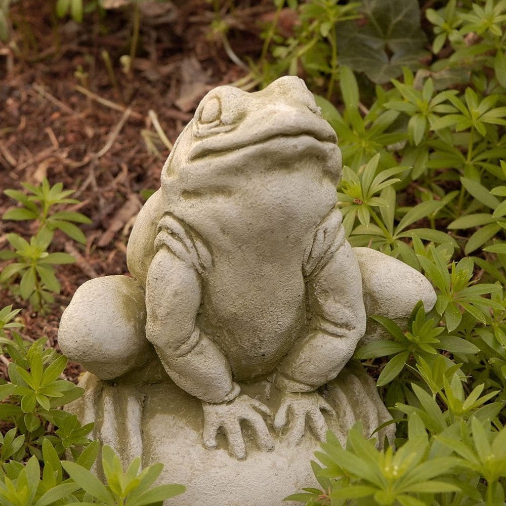 Frankie the Frog Garden Statue -Statuary - Outdoorartpross