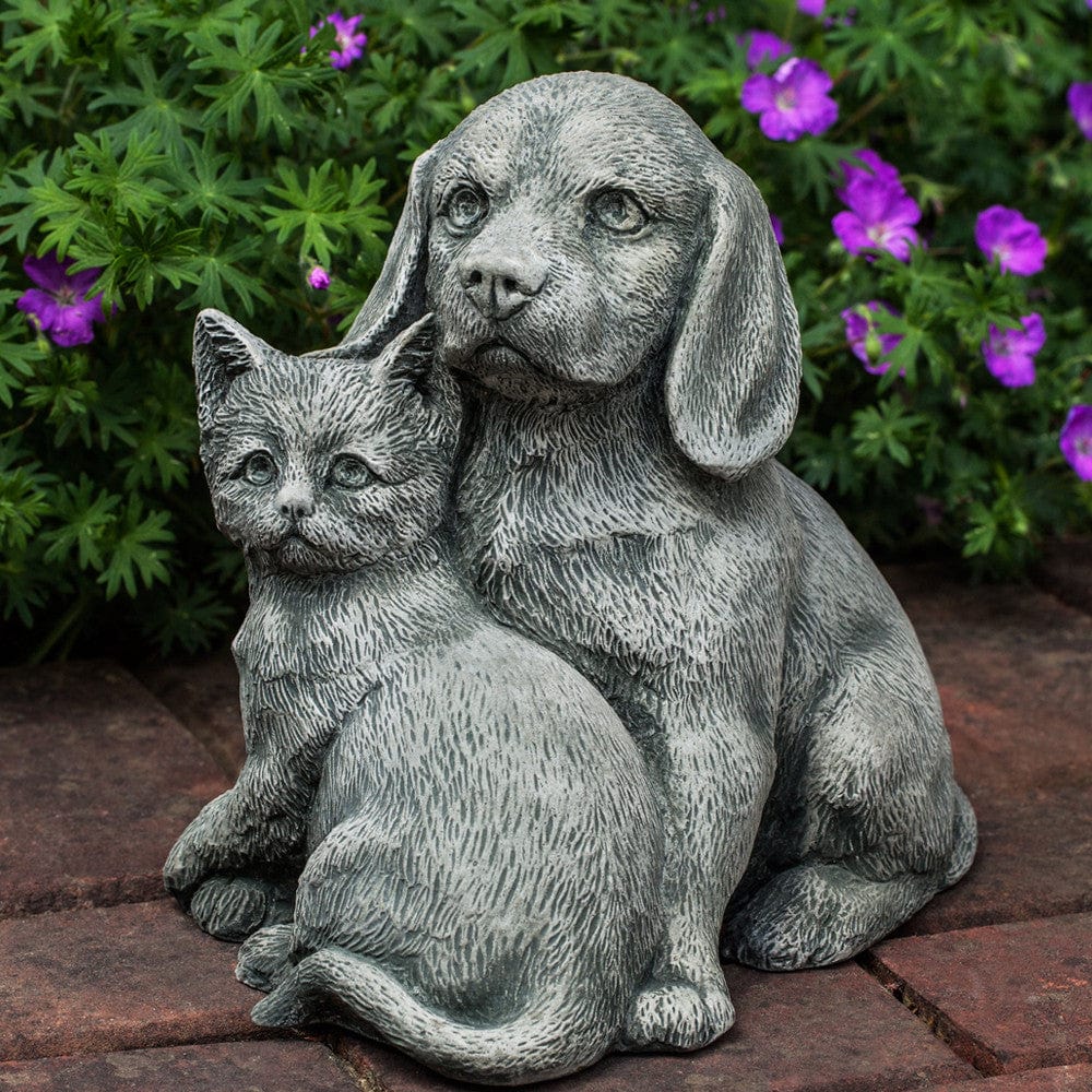 Fur Ever Friends Garden Statue -Statuary - Outdoorartpross