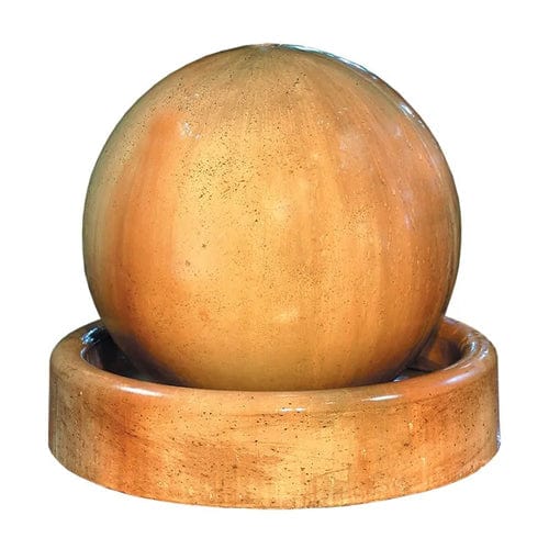 Ball And Ring Base Garden Water Fountain - Fountains - Outdoorartpross