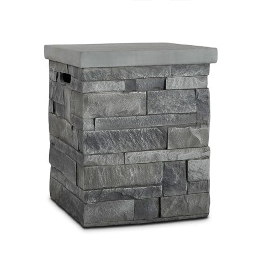 Optional Gray Ledgestone Tank Cover - Outdoorartpross