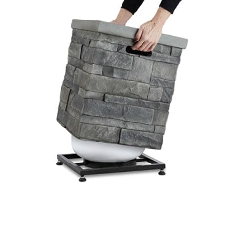 Optional Gray Ledgestone Tank Cover - Outdoorartpross
