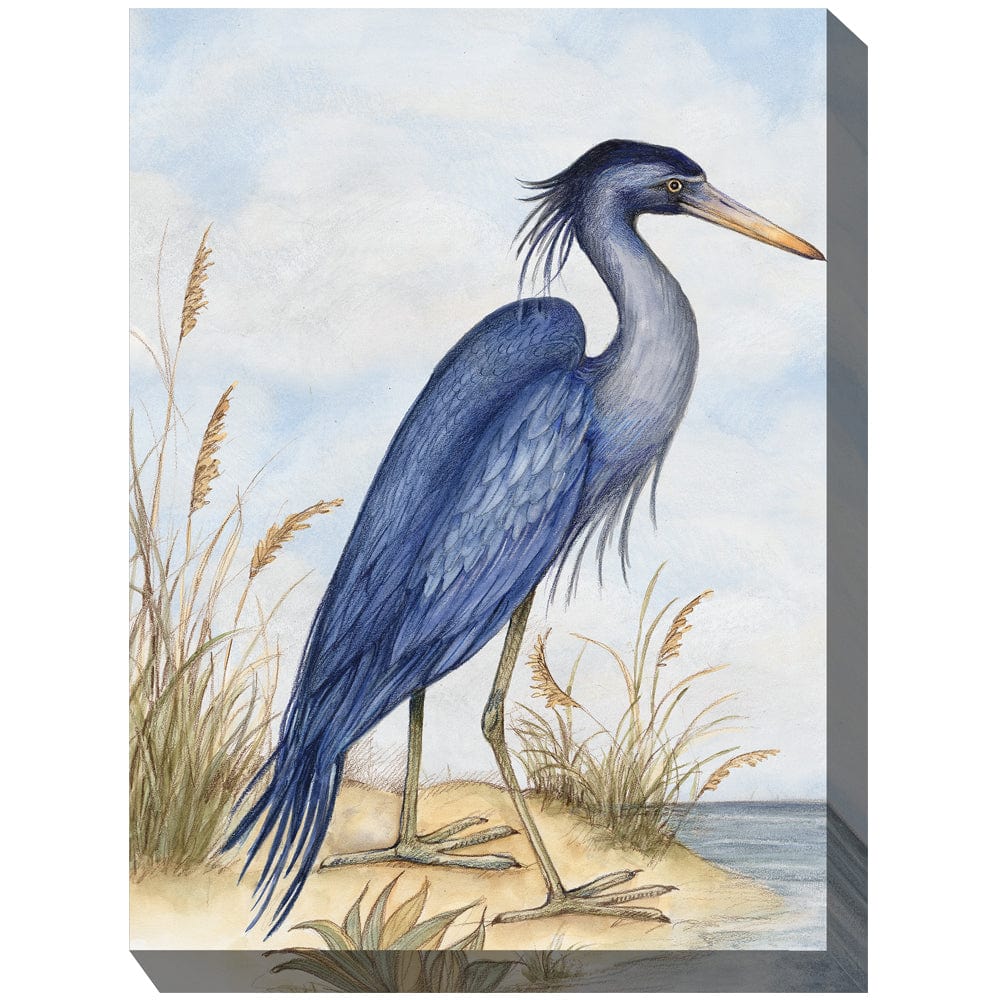 Great Blue Heron Outdoor Art - Outdoorartpross