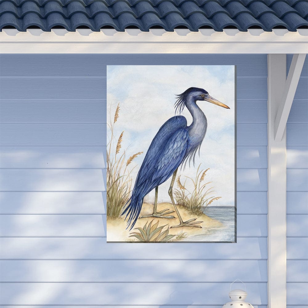 Great Blue Heron Outdoor Art - Outdoorartpross