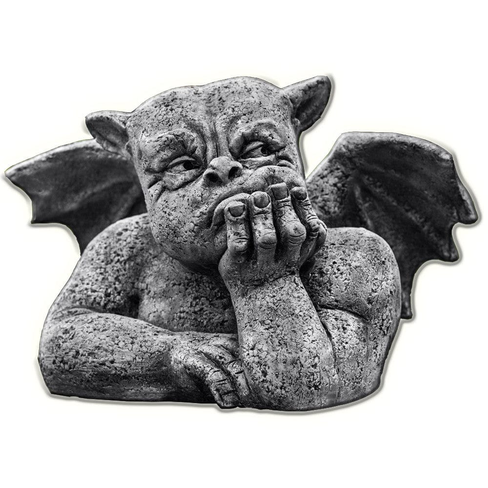 Grumblethrope Cast Stone Garden Statue - Outdoorartpross