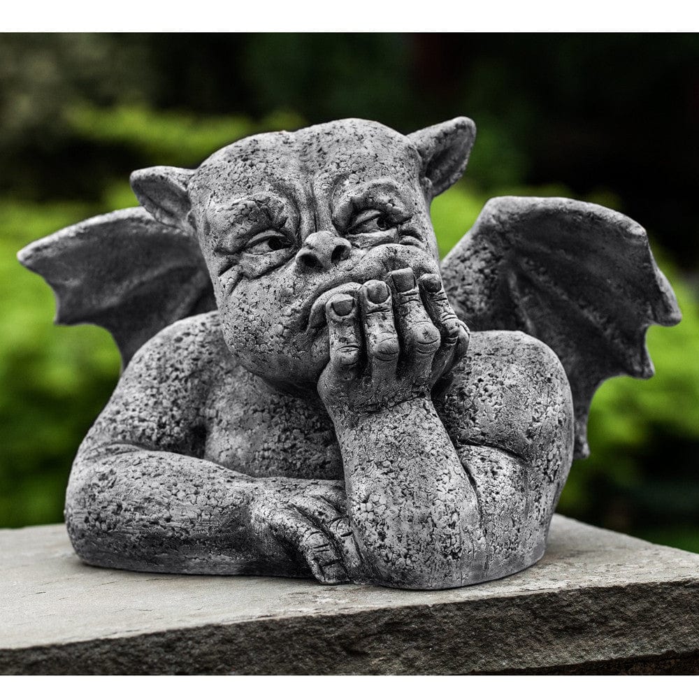 Grumblethrope Cast Stone Garden Statue - Outdoorartpross