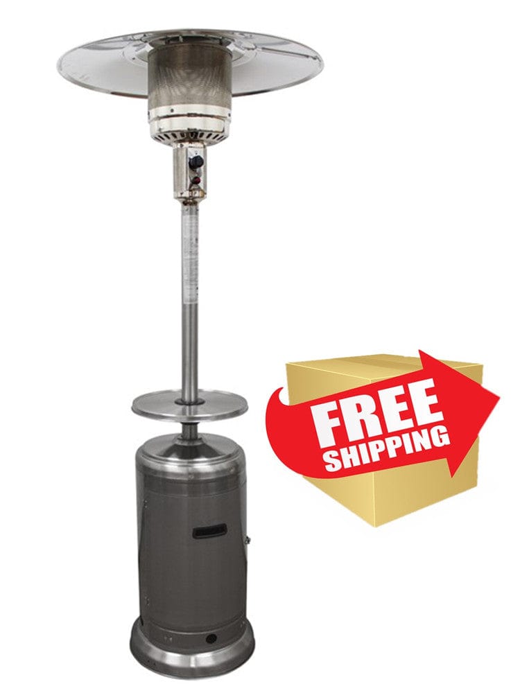 87" Tall Stainless Steel Outdoor Patio Heater - Outdoorartpross