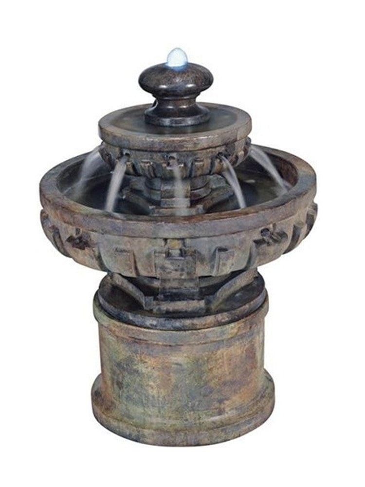 Small Regal Tier Modern Garden Fountain- Outdoorartpross