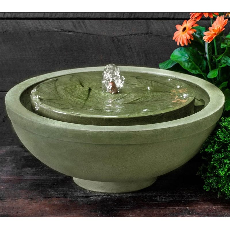 Hydrangea Leaves Garden Terrace Fountain - Outdoorartpross