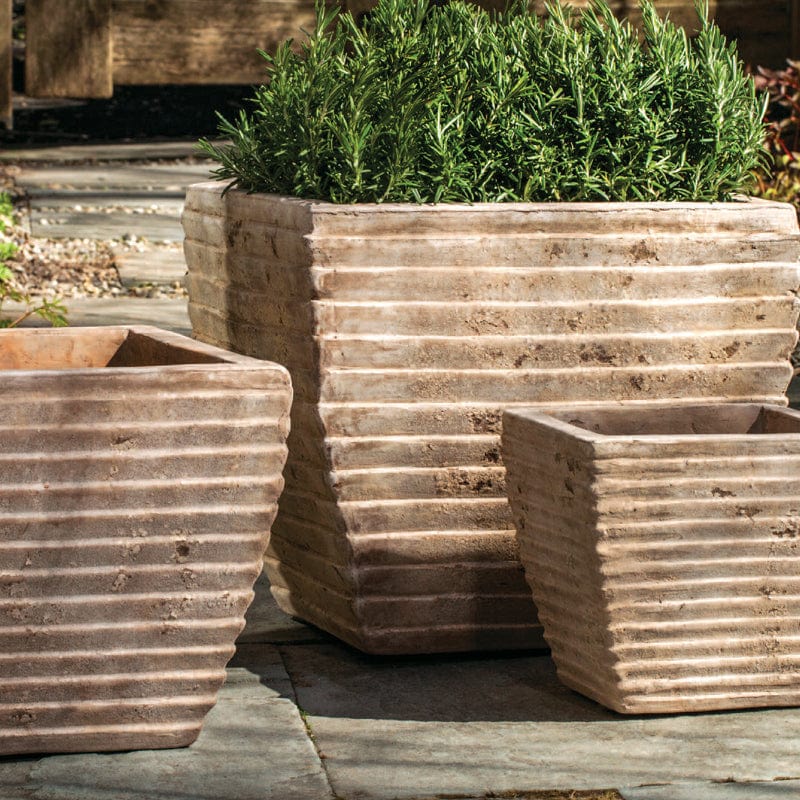 Ipanema Square  Planter Nested Set of 3 | Terra Cotta Collection