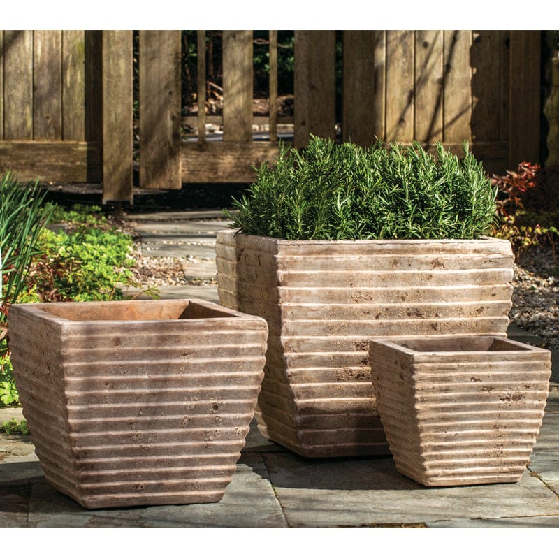 Ipanema Square  Planter Nested Set of 3 | Terra Cotta Collection