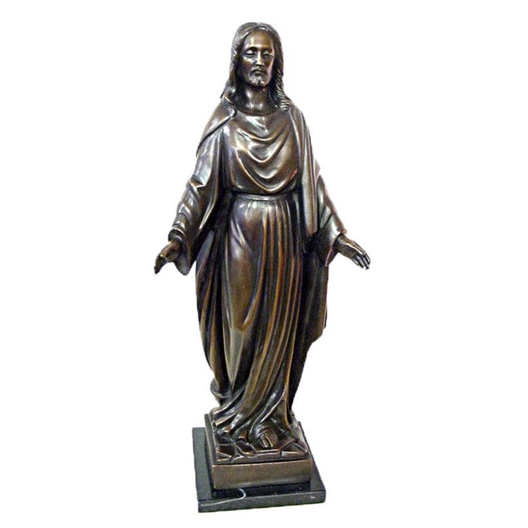 Brass Baron Jesus Religious Garden Statue - Brass Baron - Outdoorartpross