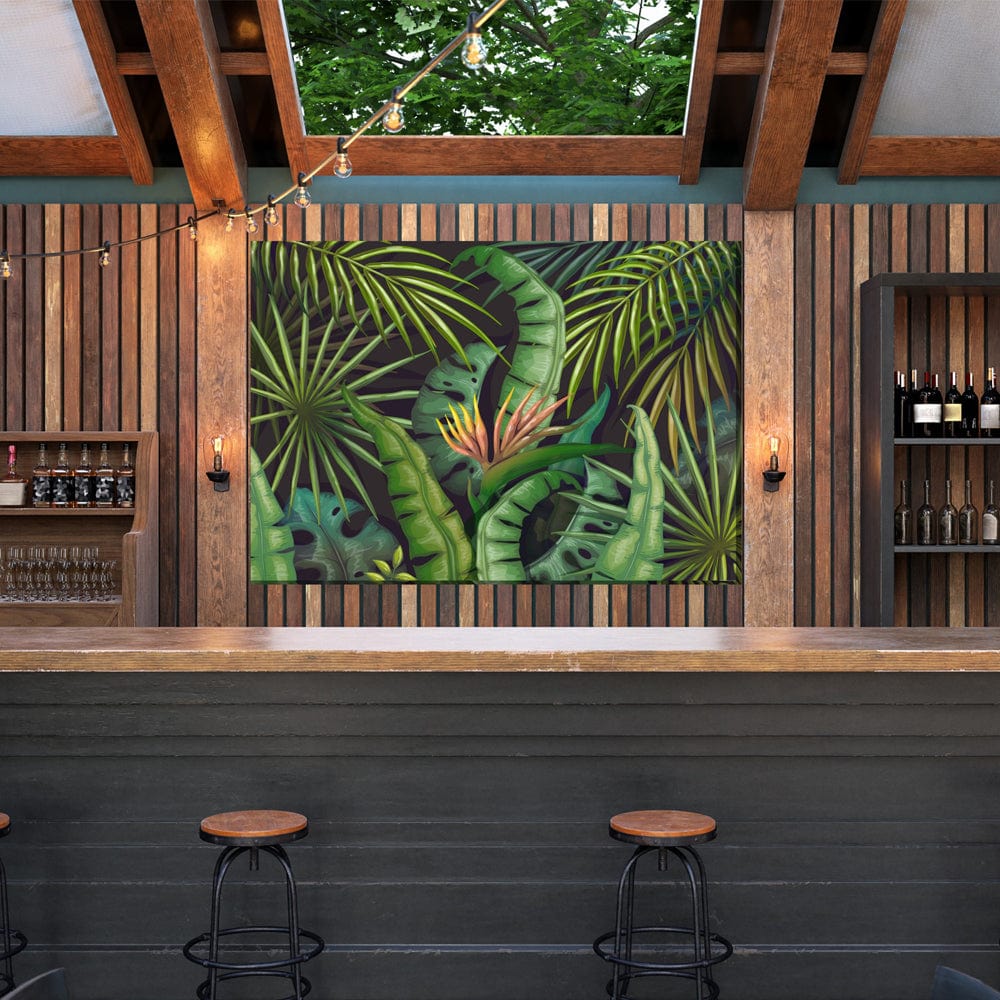Jungle Bird Outdoor Canvas Art - Outdoorartpross