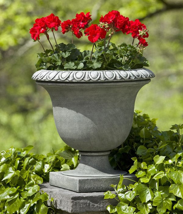 Litchfield Egg & Dart Urn Garden Planter - Outdoorartpross