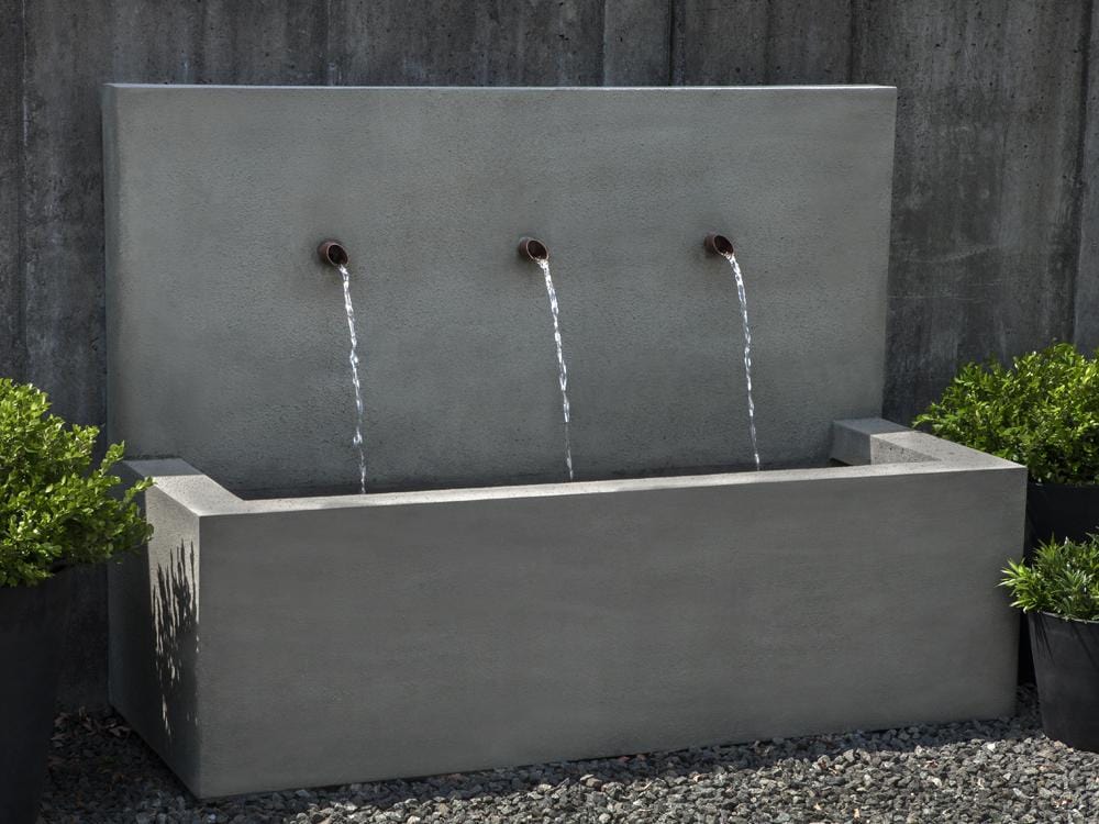Long Beach Wall Outdoor Fountain - Outdoorartpross