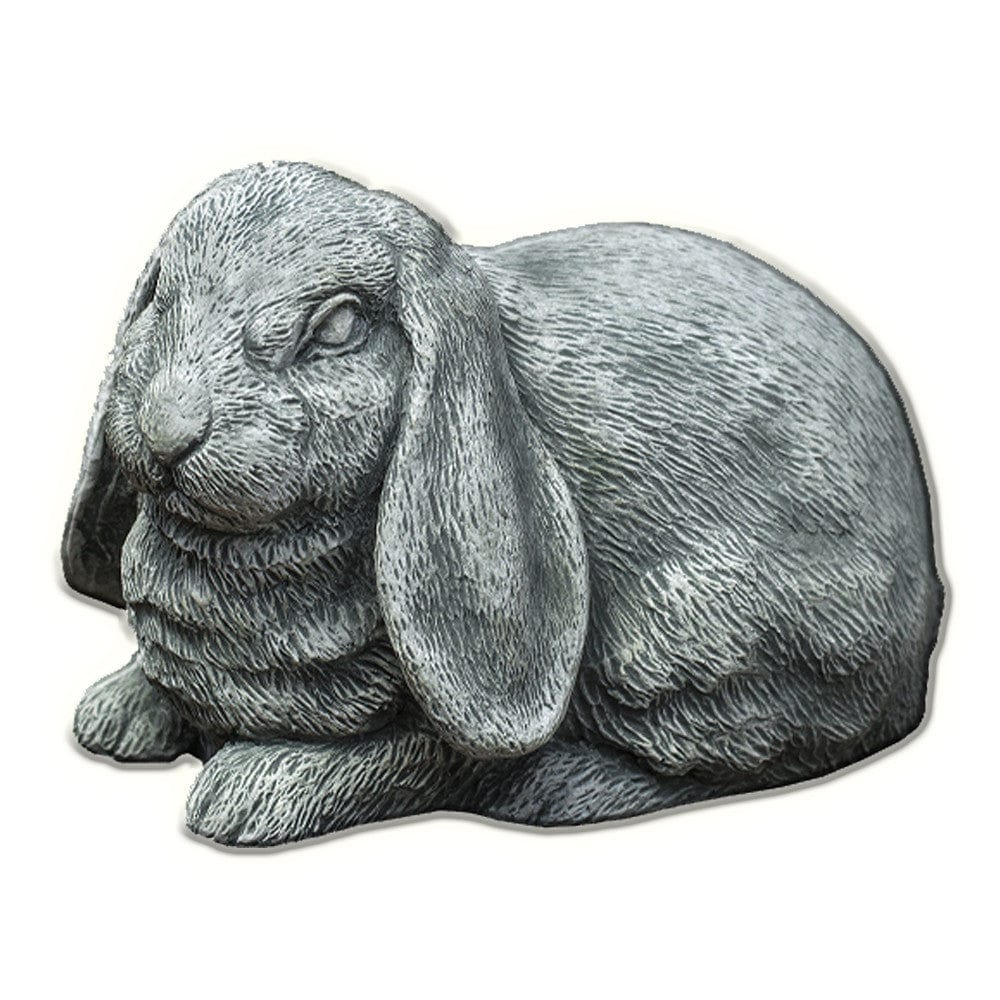 Lop-Eared Bunny Cast Stone Garden Statue - Outdoorartpross