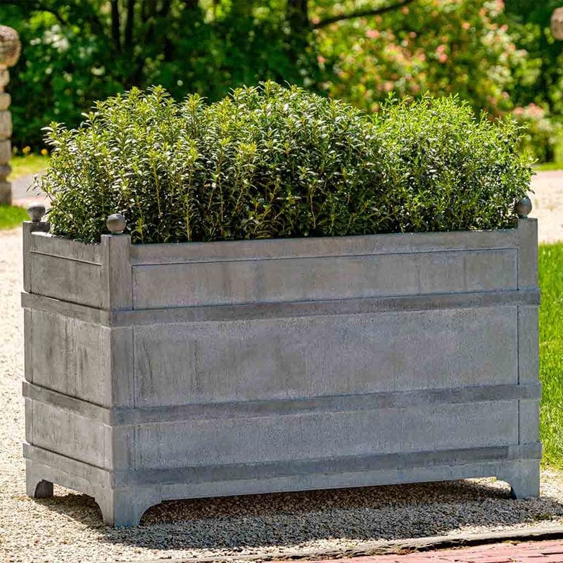 Manoir Rectangle Planter - Zinc Coated Steel - Outdoorartpross