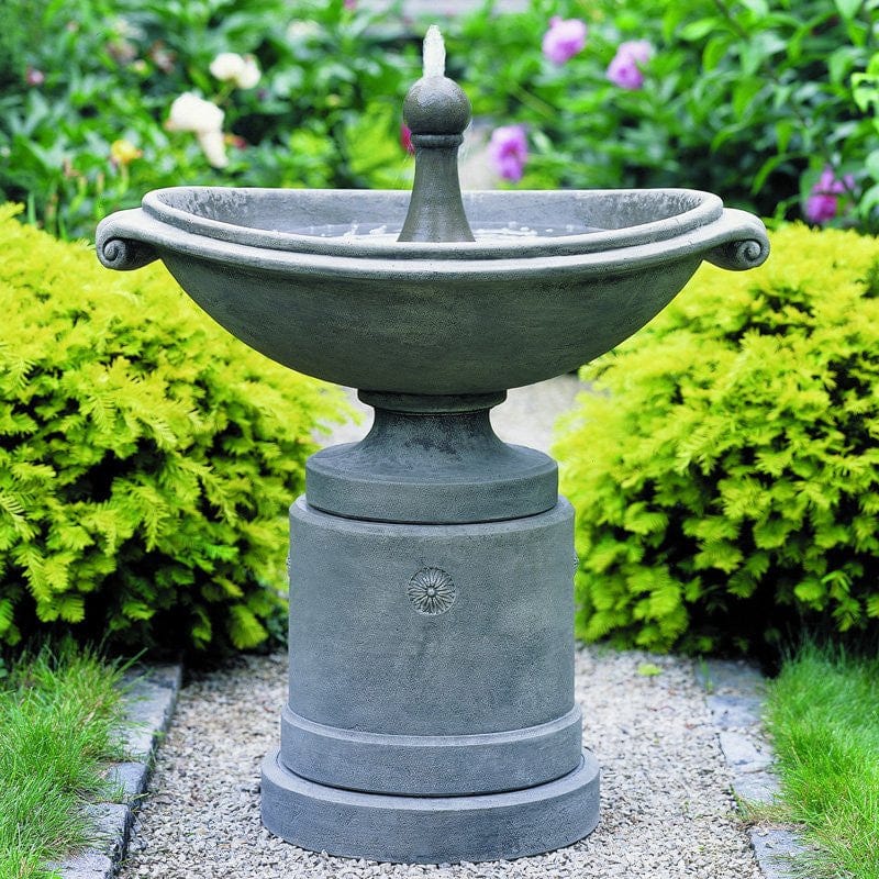 Medici Ellipse Garden Water Fountain - Outdoorartpross